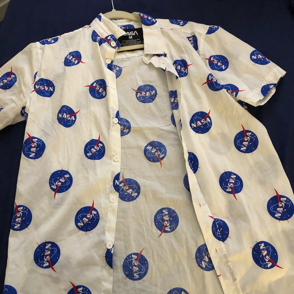NASA buttondown